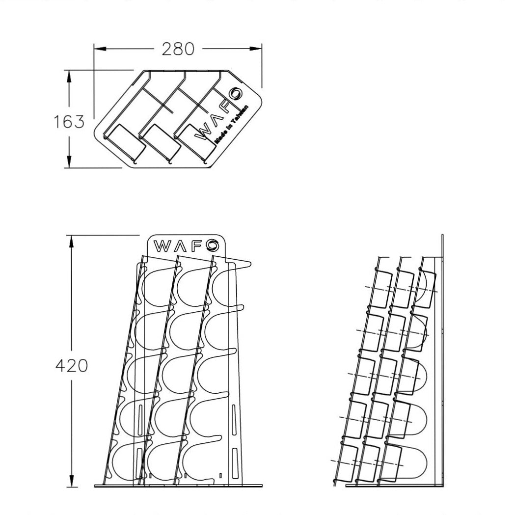 WAFO_ 15顆裝粉杯座_3x5_右手取用